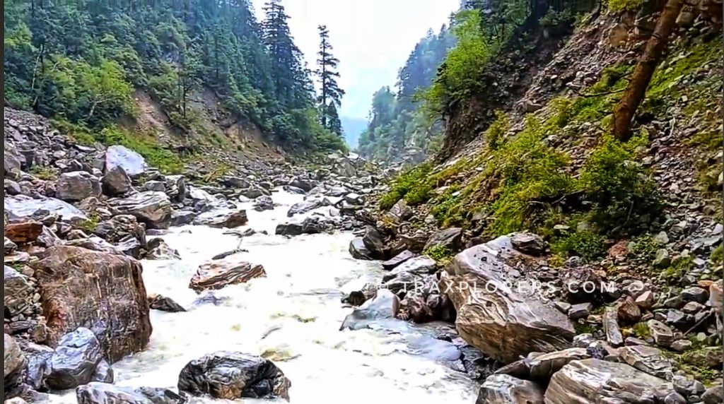 Pushpawati River at Valley of Flowers @traxplorers.com
