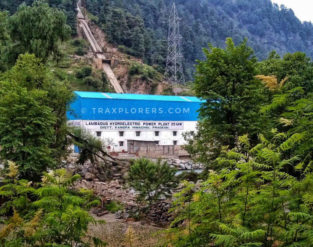 Lambadug Hydroelectric Power Plant near Barot Valley, Kangra district, Himachal Pradesh